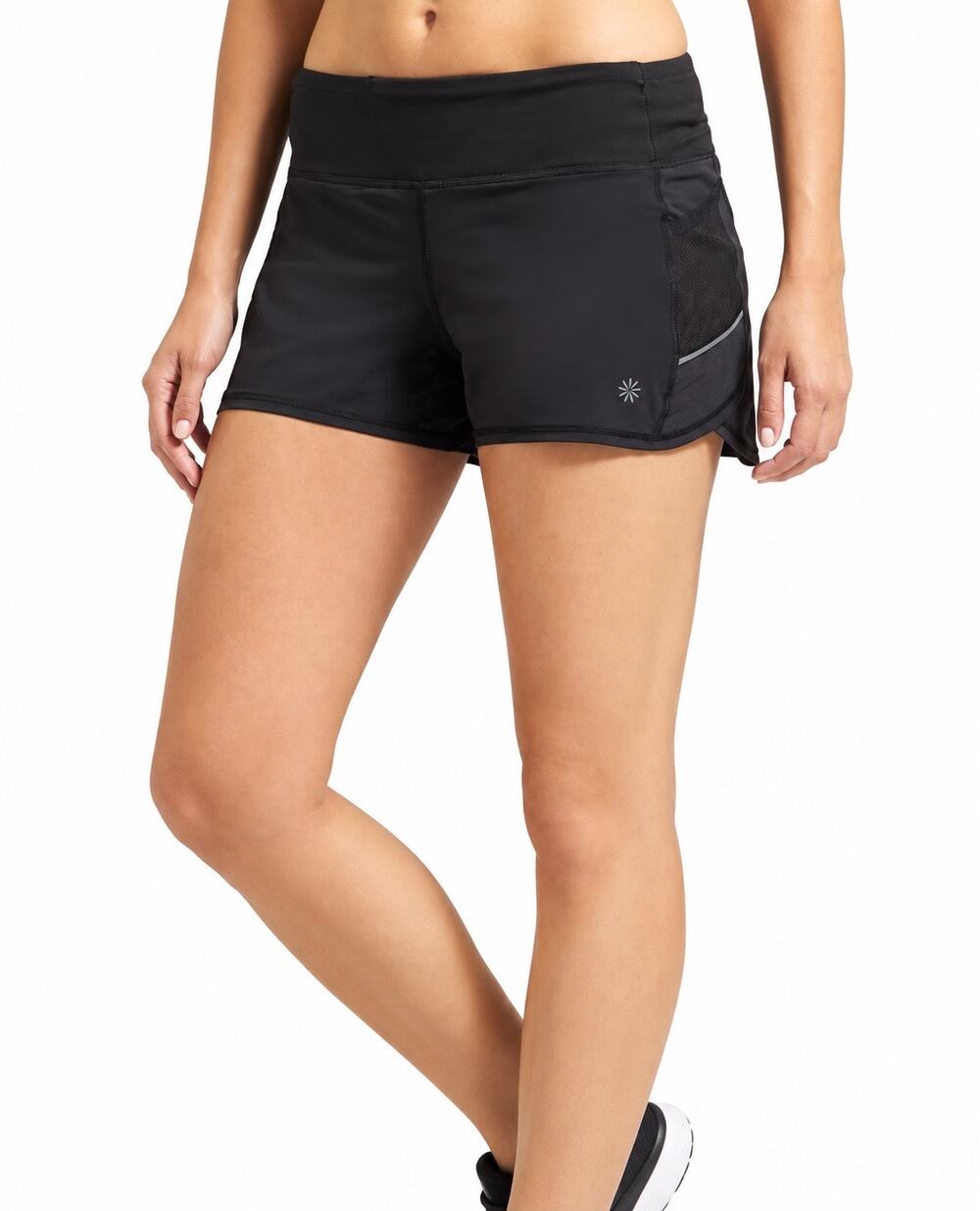 Athleta Ready Set Go Shortie Running Shorts Gray Women’s Size Small